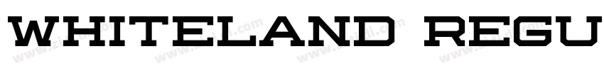 Whiteland Regular字体转换